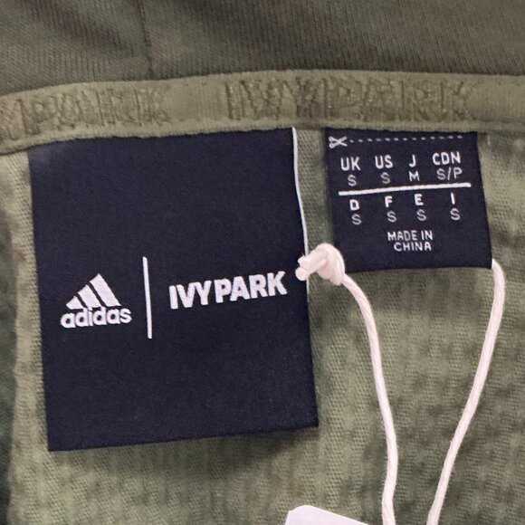 Adidas x Ivy Park Halls of Ivy Corduroy Wild Pine Hoodie NWT - Picture 5 of 7